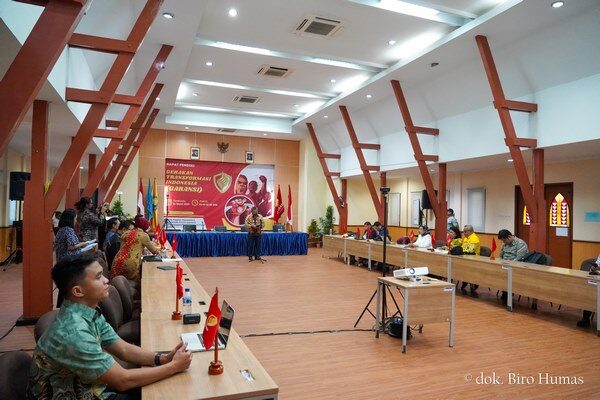 foto deklarasi garansi - 9 Suasana Rapat dan Sambutan dari Bapak Rudi Sembiring Meliala