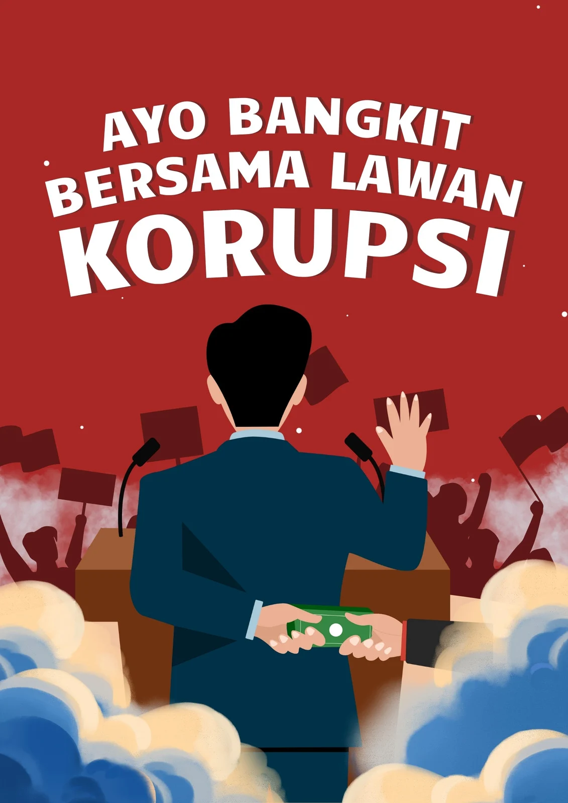 Poster Ayo lawan Korupsi